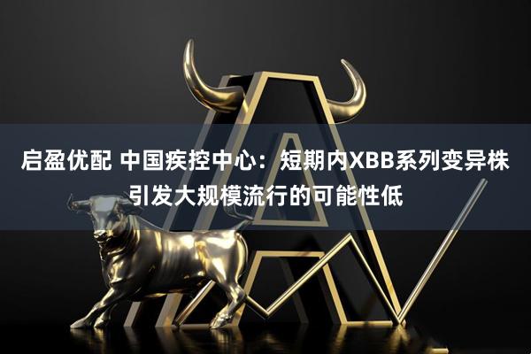 启盈优配 中国疾控中心：短期内XBB系列变异株引发大规模流行的可能性低